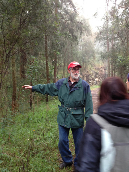Doug Knowles, with whom I had been friends in the early 1960s and who I met again recently, led a group with the Glenbrook Historical Society over the old Zig Zag railway which ascended the eastern escarpment of the Blue Mountains.