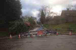 Fire service watch commander's concern at blocked Bromyard Road