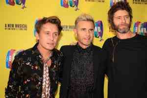 Take That perform at Herefordshire school's nativity play