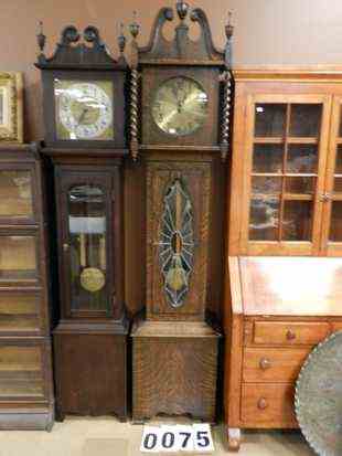 Oak Grandfathers Clock