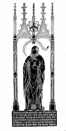 Skarratt plaque in Church